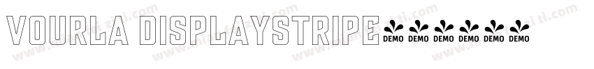 Vourla DisplayStripe字体转换